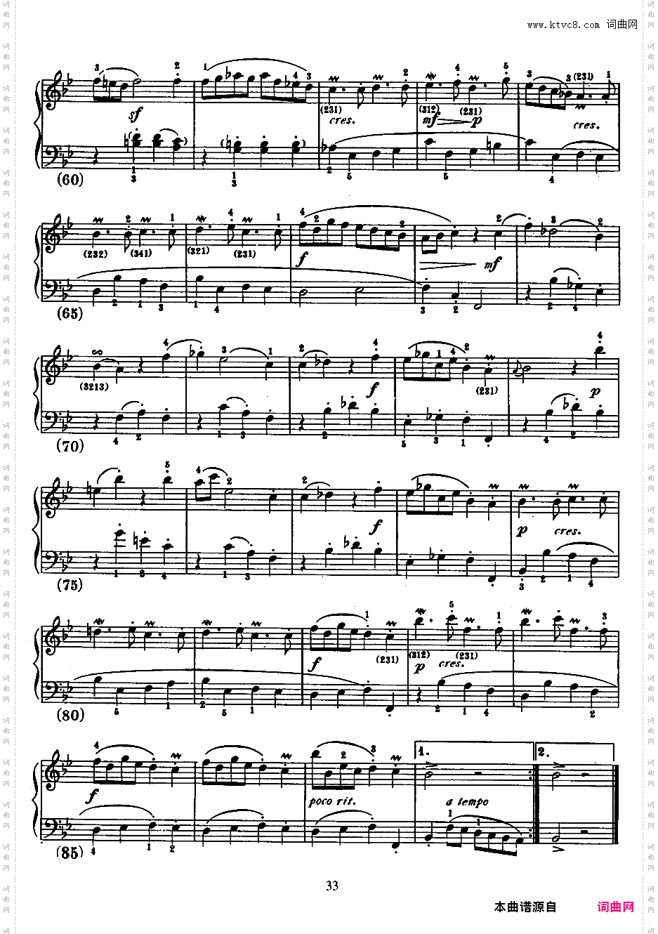 500首钢琴奏鸣曲共33册Scarlatti Sonatas 085-103