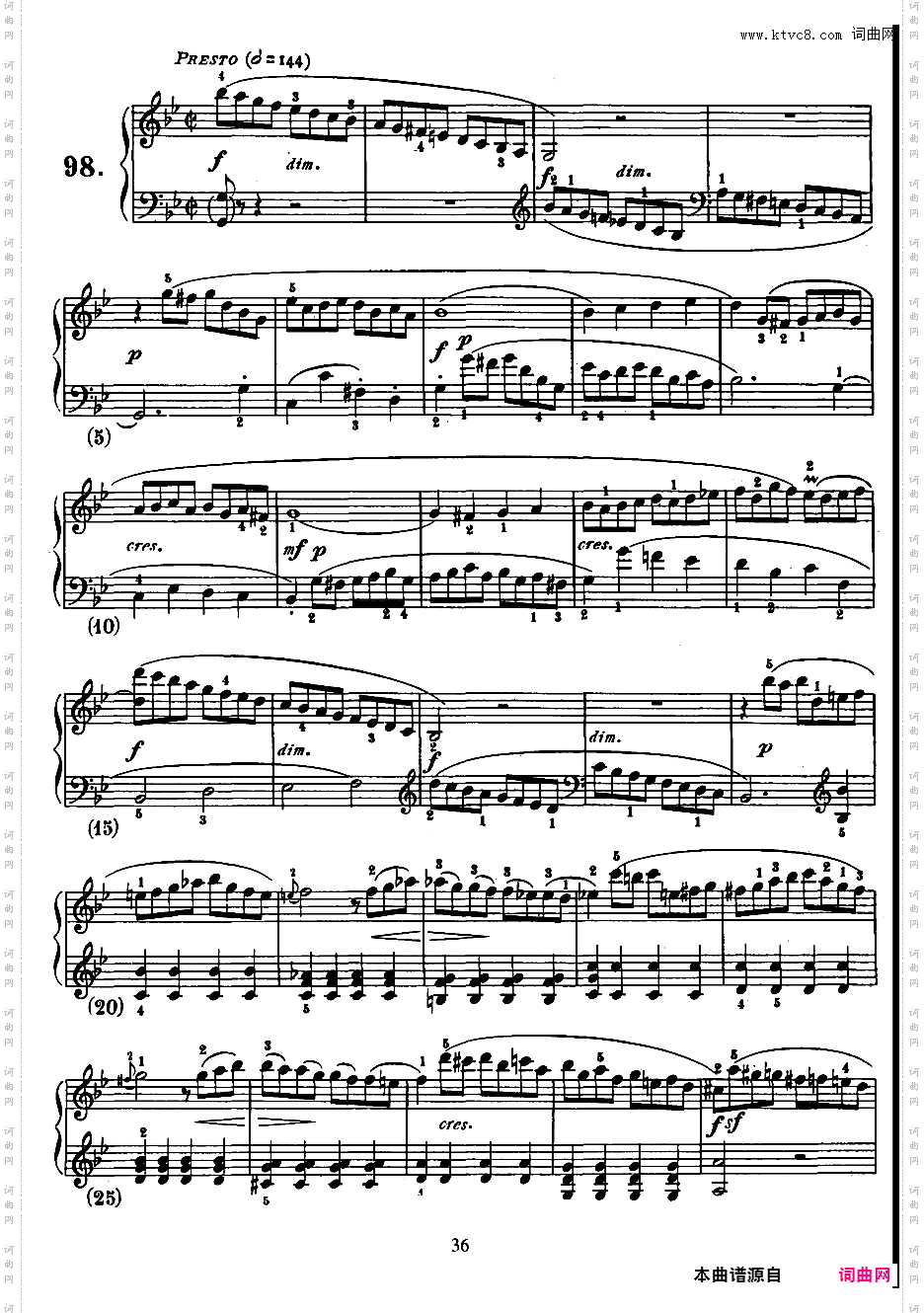 500首钢琴奏鸣曲共33册Scarlatti Sonatas 085-103