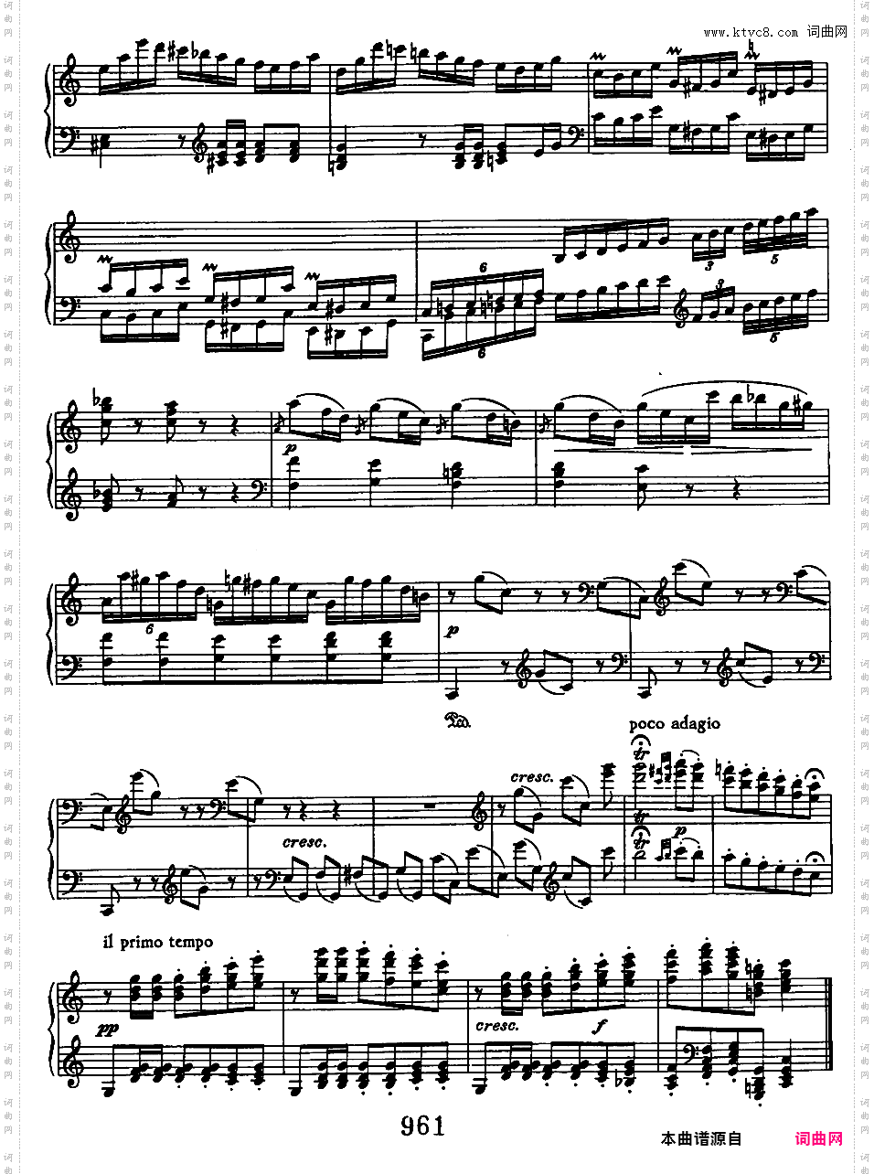 C大调波兰舞曲 Polonaise in C Major Op·89
