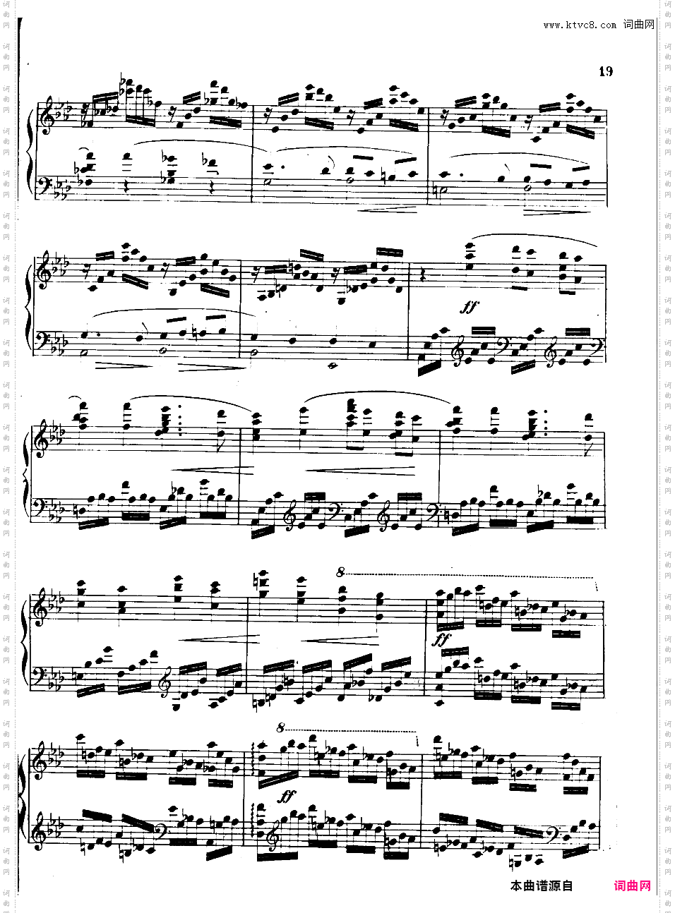 降A大调第三钢琴奏鸣曲 Piano Sonata No·3 Op·68