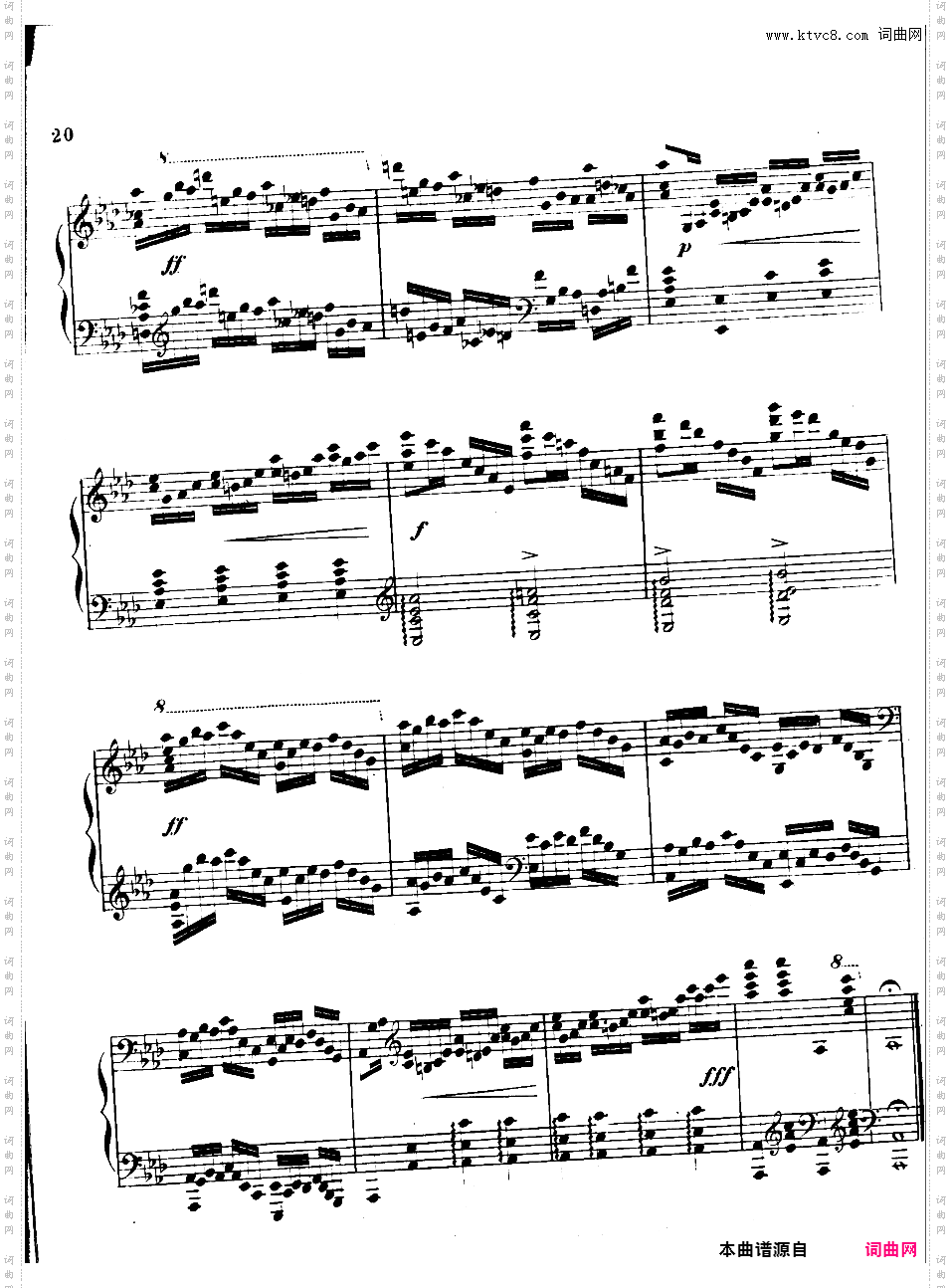 降A大调第三钢琴奏鸣曲 Piano Sonata No·3 Op·68