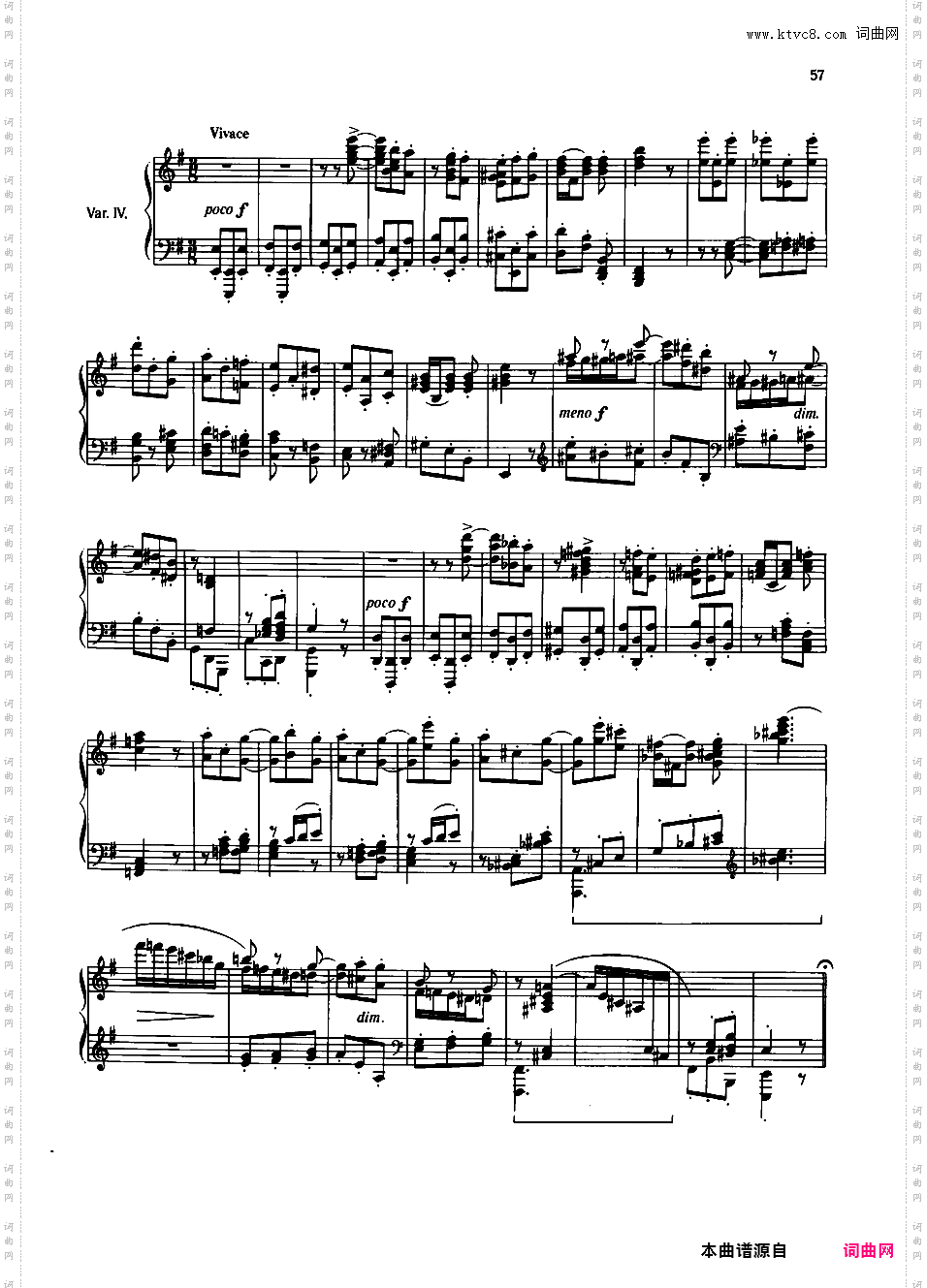 匈牙利民歌变奏曲Variations on a Hungarian Folk Song op29