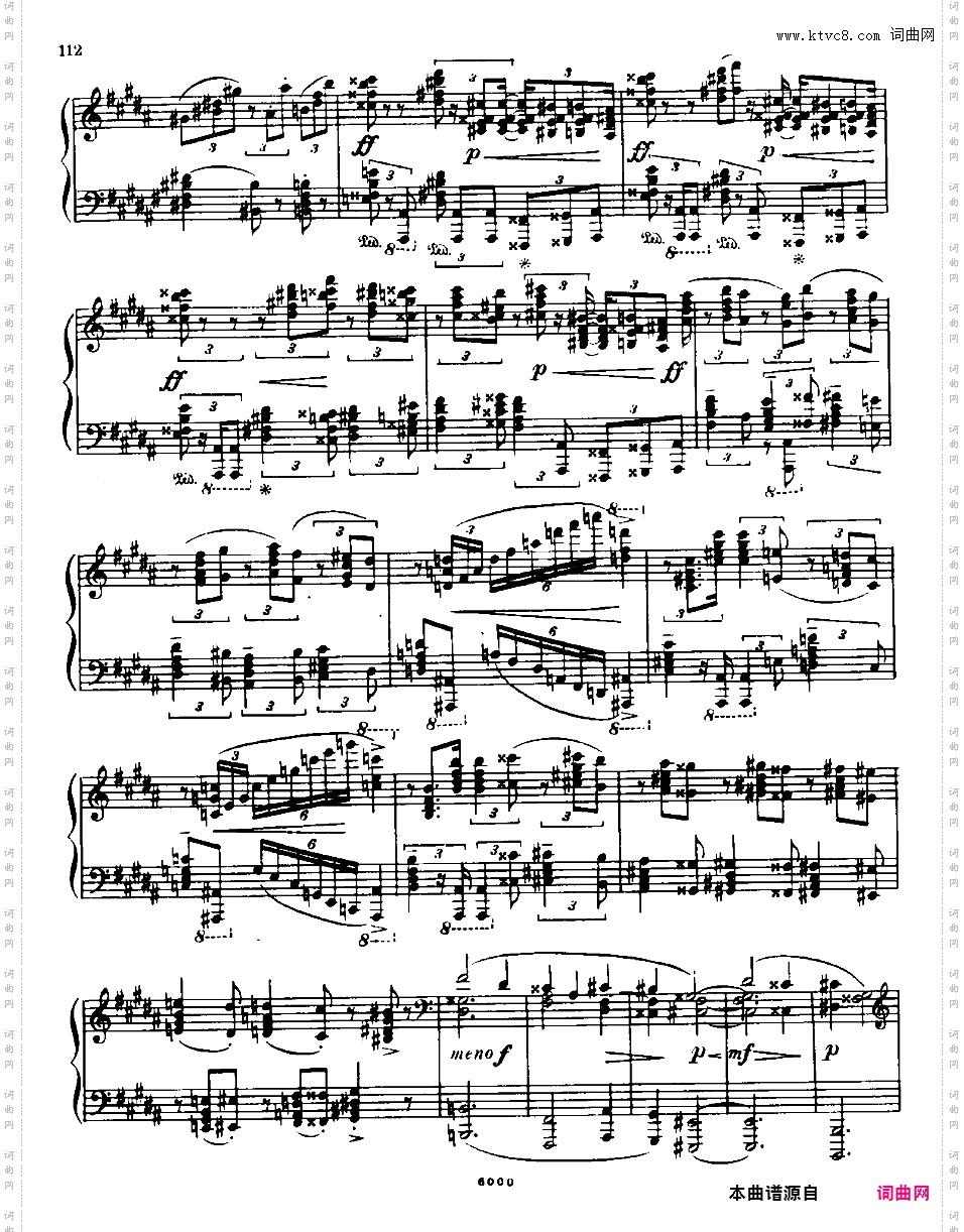 升g小调第五钢琴奏鸣曲 Piano Sonata No·5 in g-sharp Minor Op·22