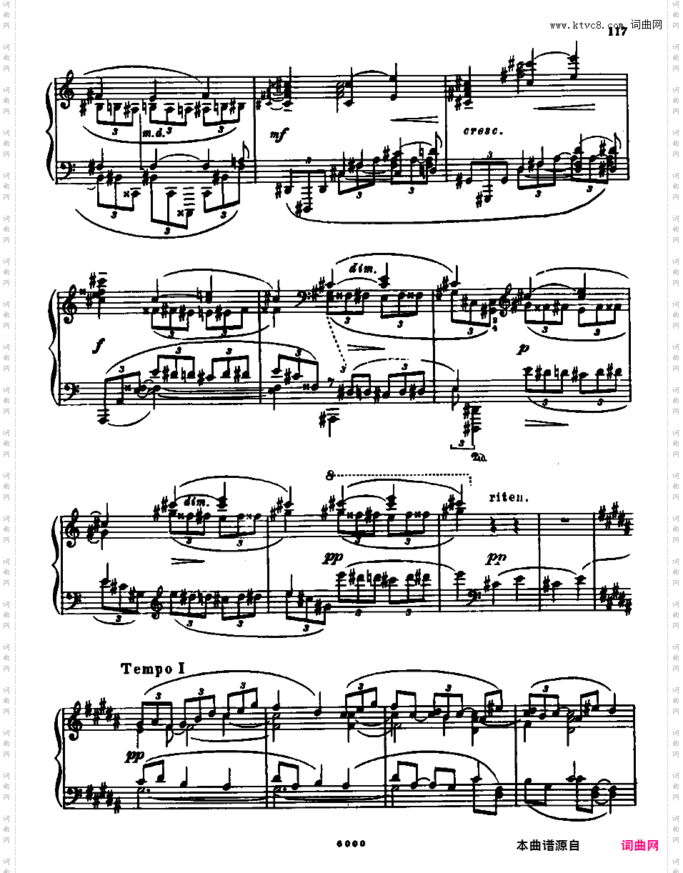 升g小调第五钢琴奏鸣曲 Piano Sonata No·5 in g-sharp Minor Op·22