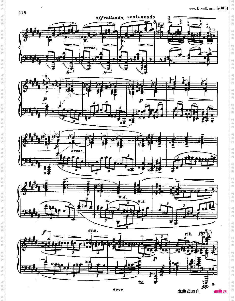 升g小调第五钢琴奏鸣曲 Piano Sonata No·5 in g-sharp Minor Op·22