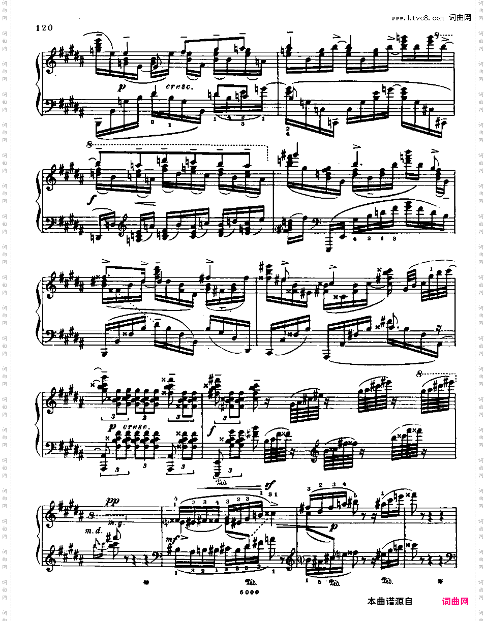 升g小调第五钢琴奏鸣曲 Piano Sonata No·5 in g-sharp Minor Op·22