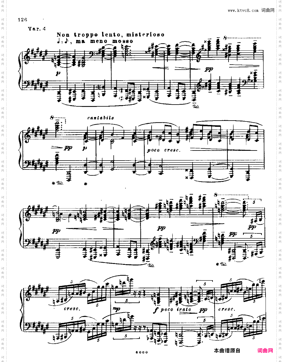 升g小调第五钢琴奏鸣曲 Piano Sonata No·5 in g-sharp Minor Op·22