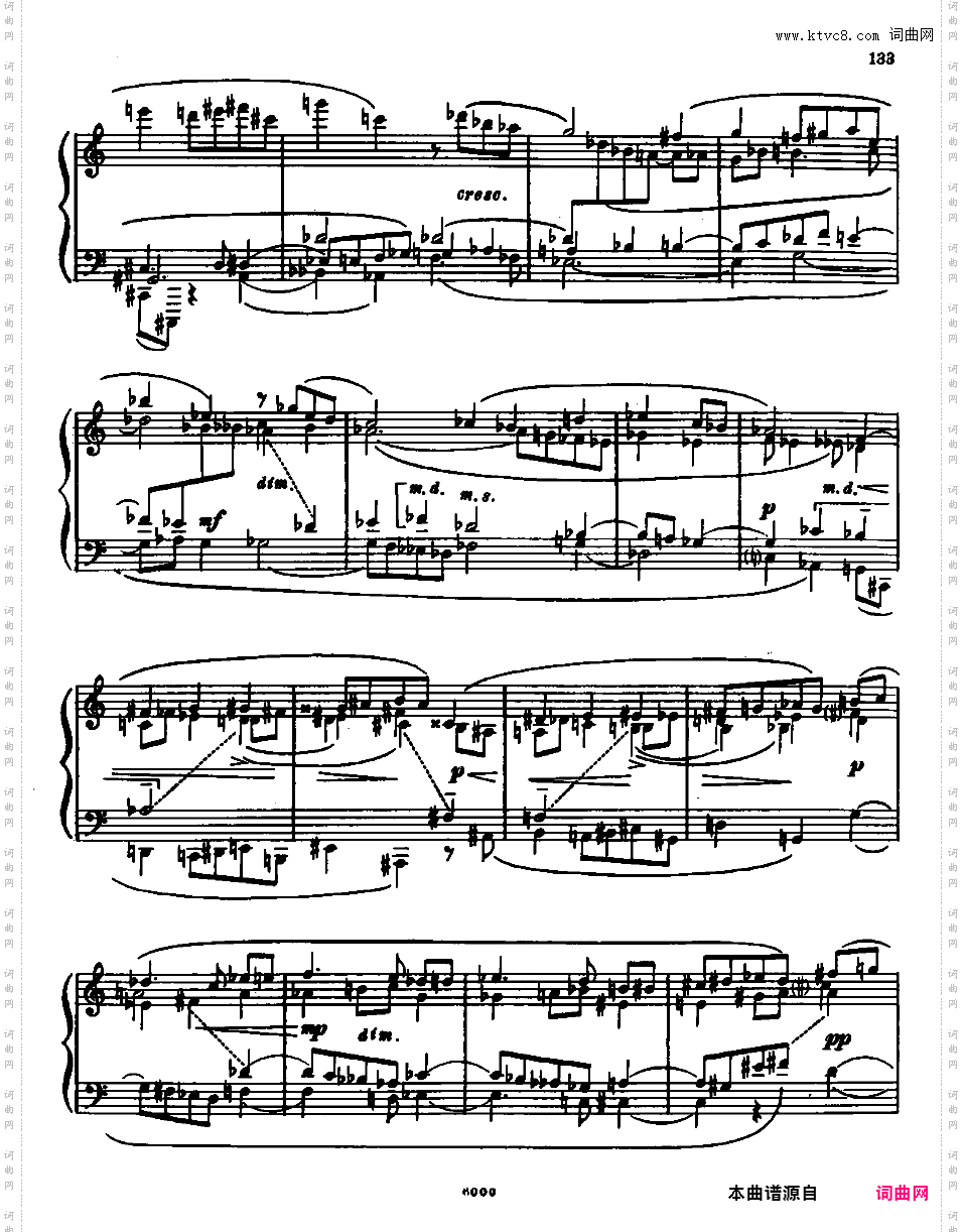 升g小调第五钢琴奏鸣曲 Piano Sonata No·5 in g-sharp Minor Op·22