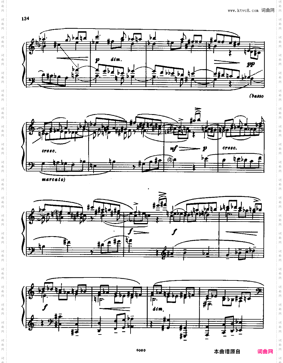 升g小调第五钢琴奏鸣曲 Piano Sonata No·5 in g-sharp Minor Op·22