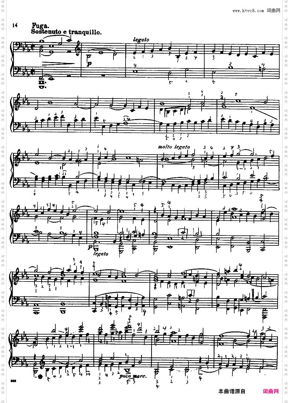 ------改编巴赫作品集------Bach-Busoni bwv552 Prelude & Fugue in Eb St Anne