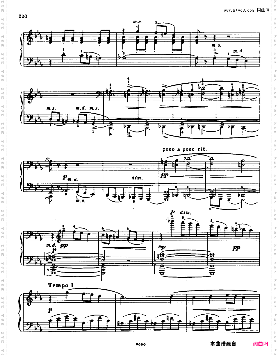 第九钢琴奏鸣曲 piano Sonata No·9 Op·61