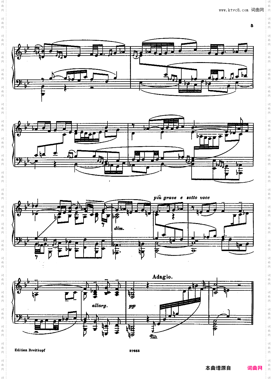 ------改编巴赫作品集------Bach-Busoni Capriccio on the departure of a brother