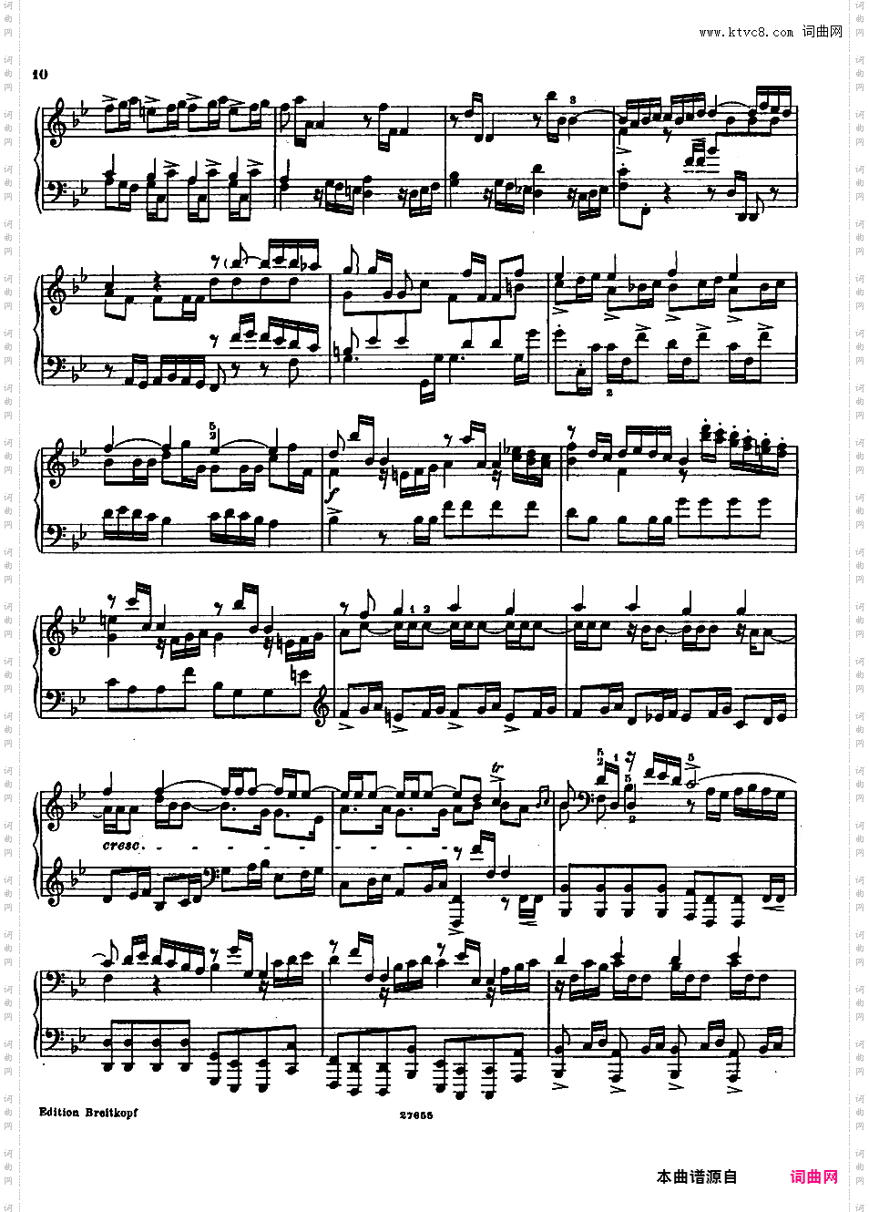 ------改编巴赫作品集------Bach-Busoni Capriccio on the departure of a brother