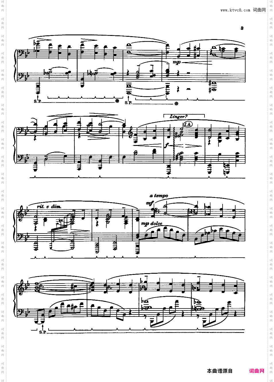 改编拉赫玛尼诺夫作品Rachmaninoff-Grainger