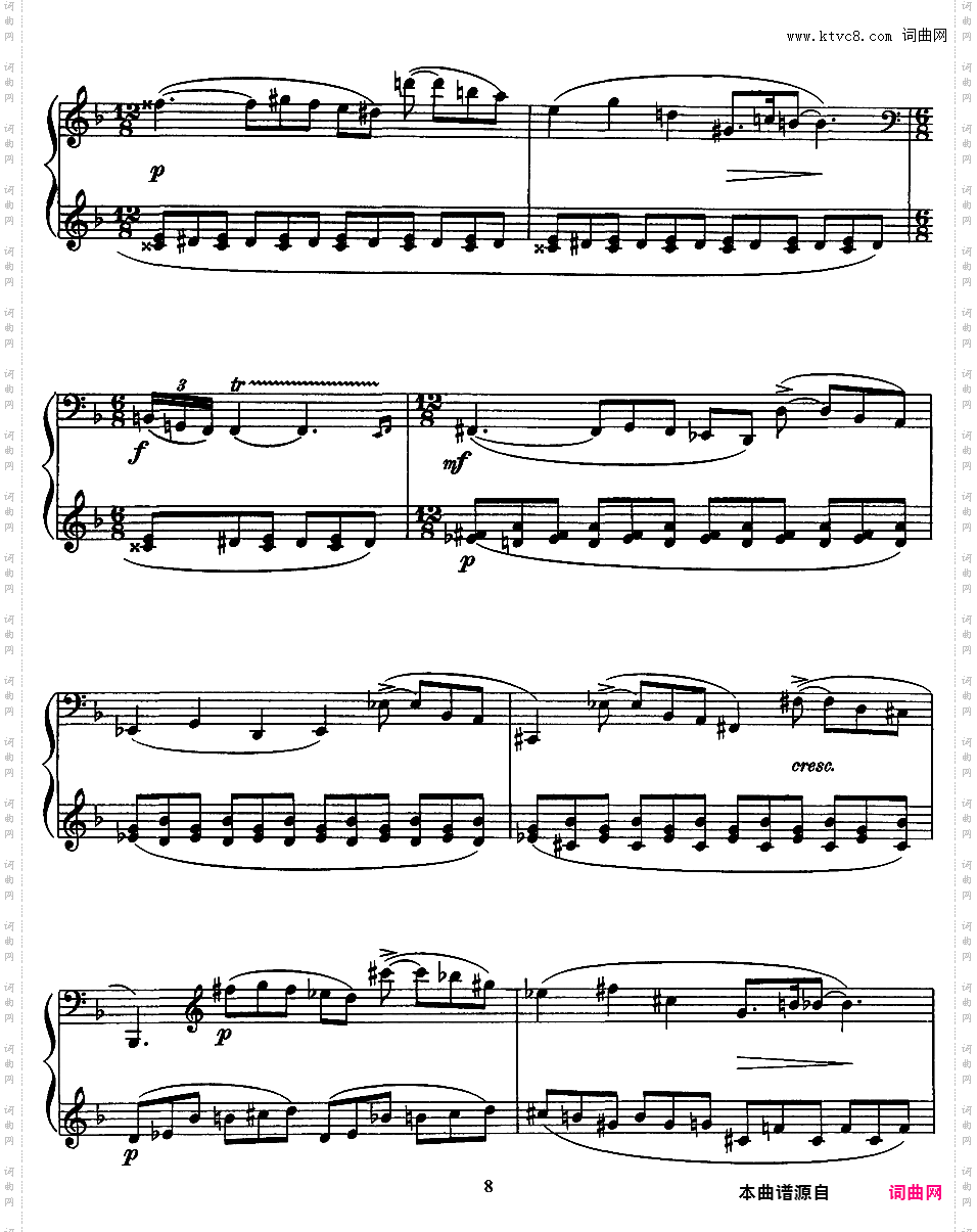 钢琴奏鸣曲 Piano Sonata
