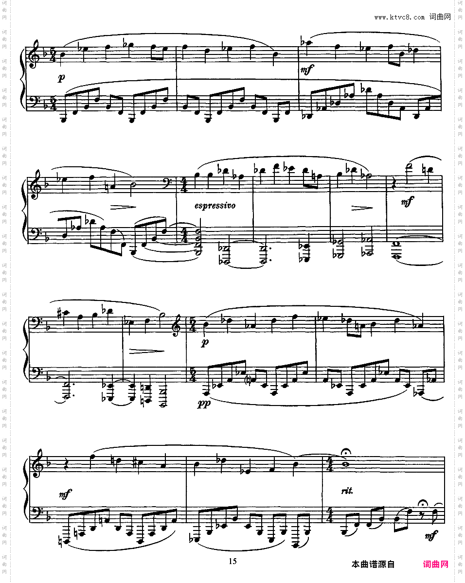 钢琴奏鸣曲 Piano Sonata