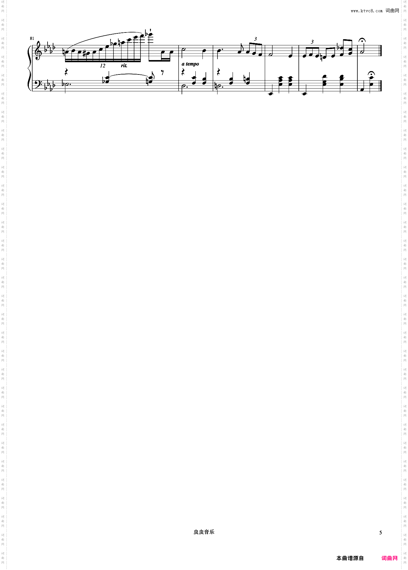 7离别曲《浪漫永恒——理查德克莱德曼全新钢琴曲精选集》