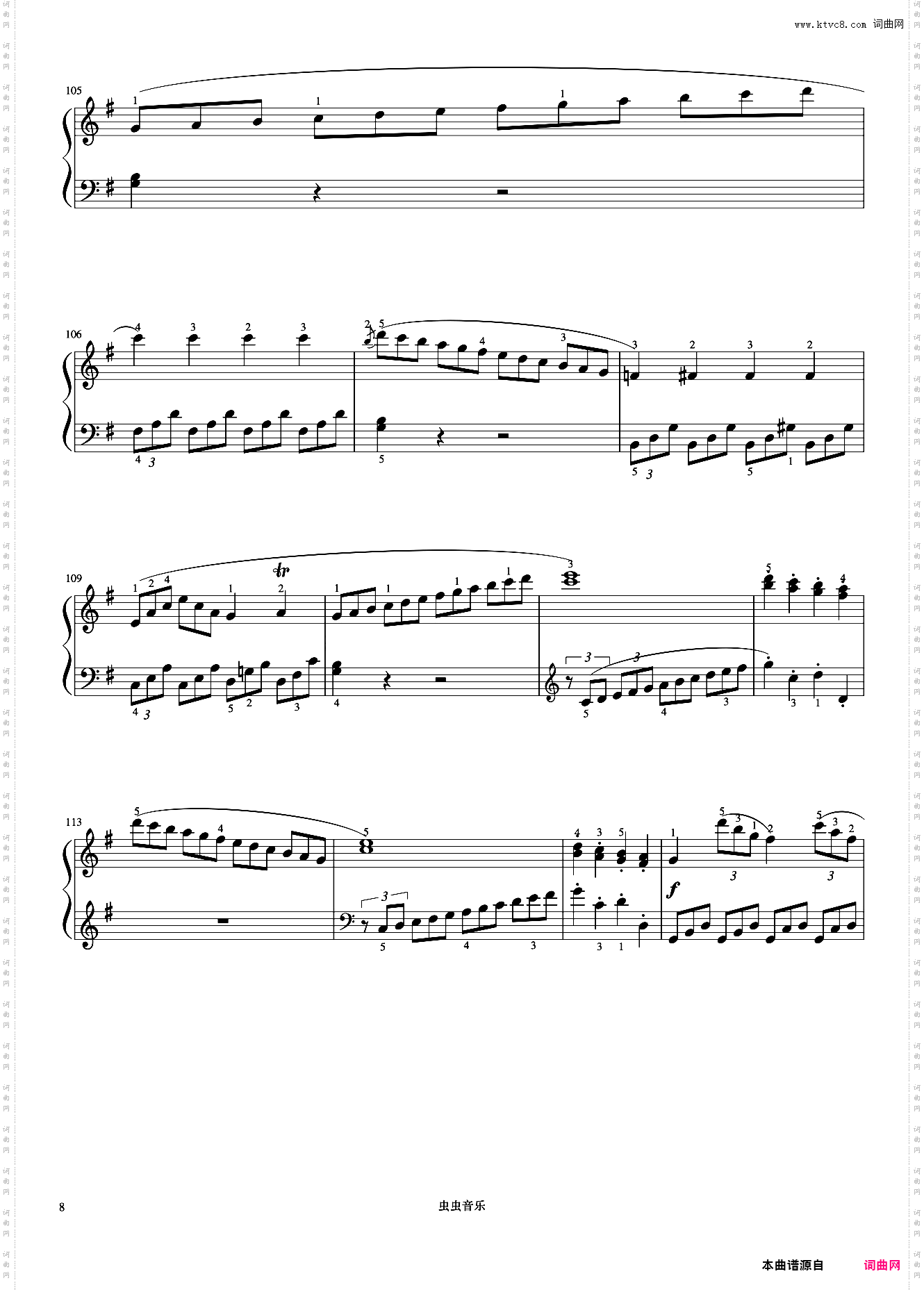 奏鸣曲 Op·49 No·2 第一乐章《小奏鸣曲集》