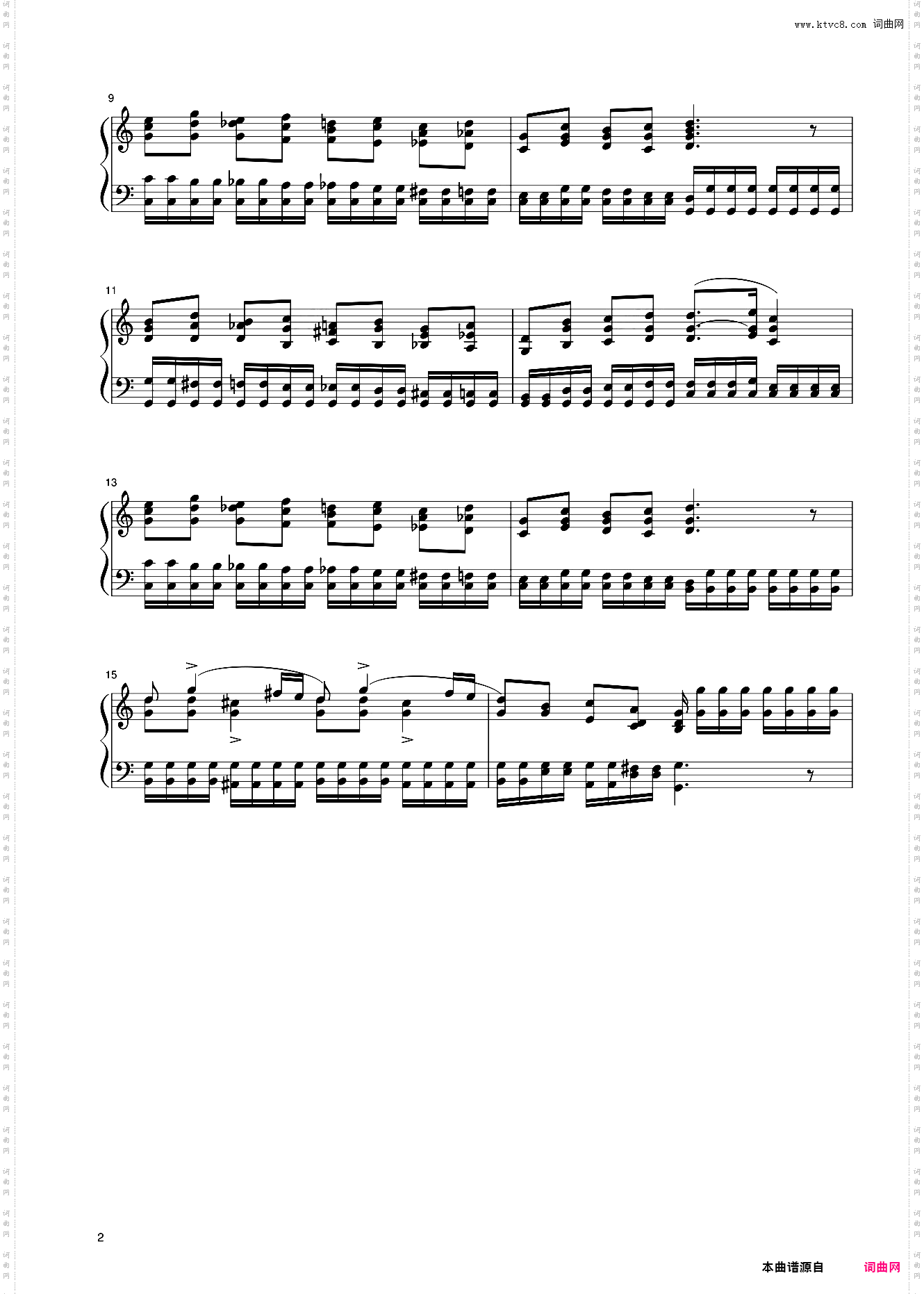 19第十级 练习曲一