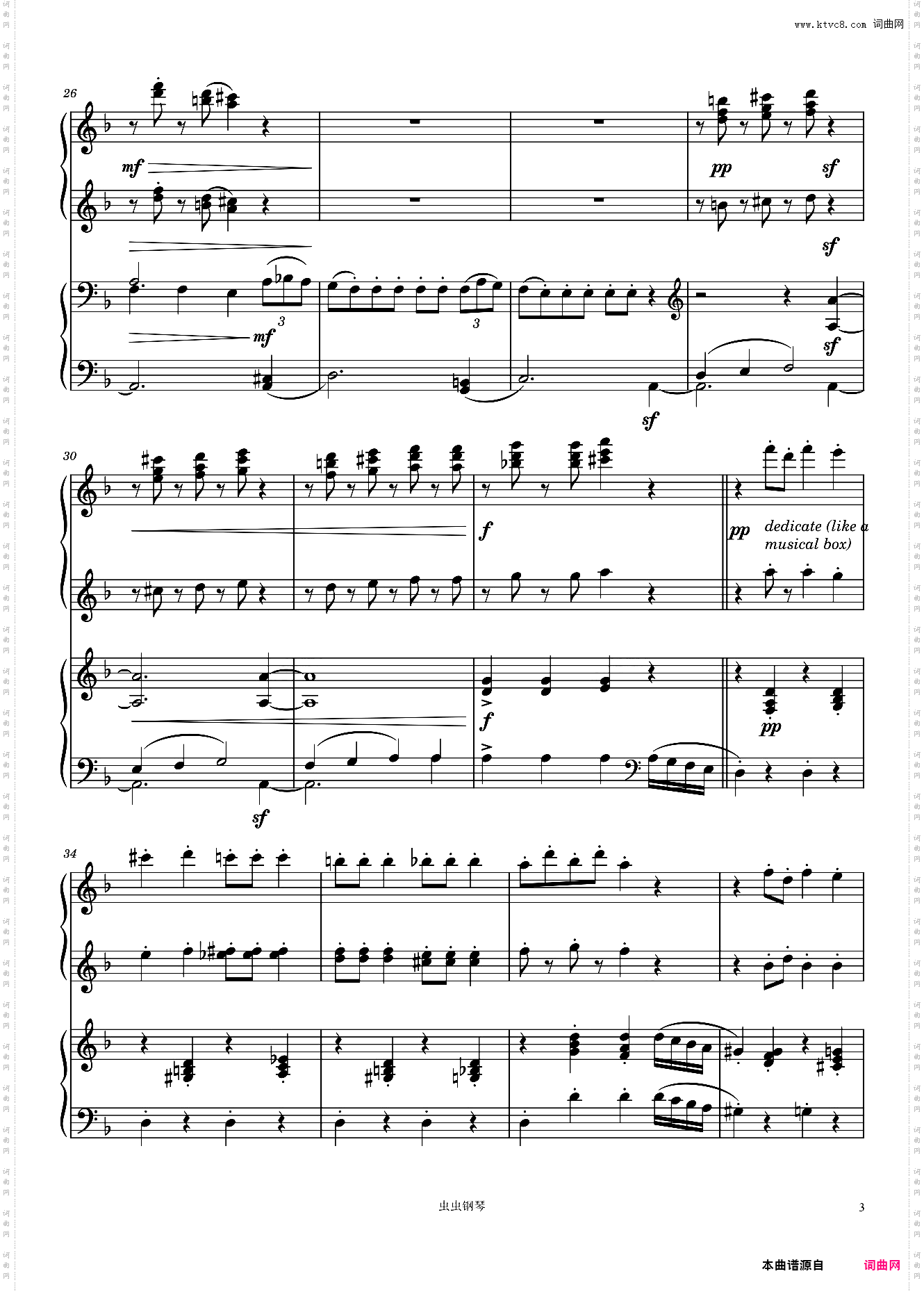 Dance of the Sugar Plum Fairy【四手联弹】-芭比与胡桃夹子的梦幻之旅
