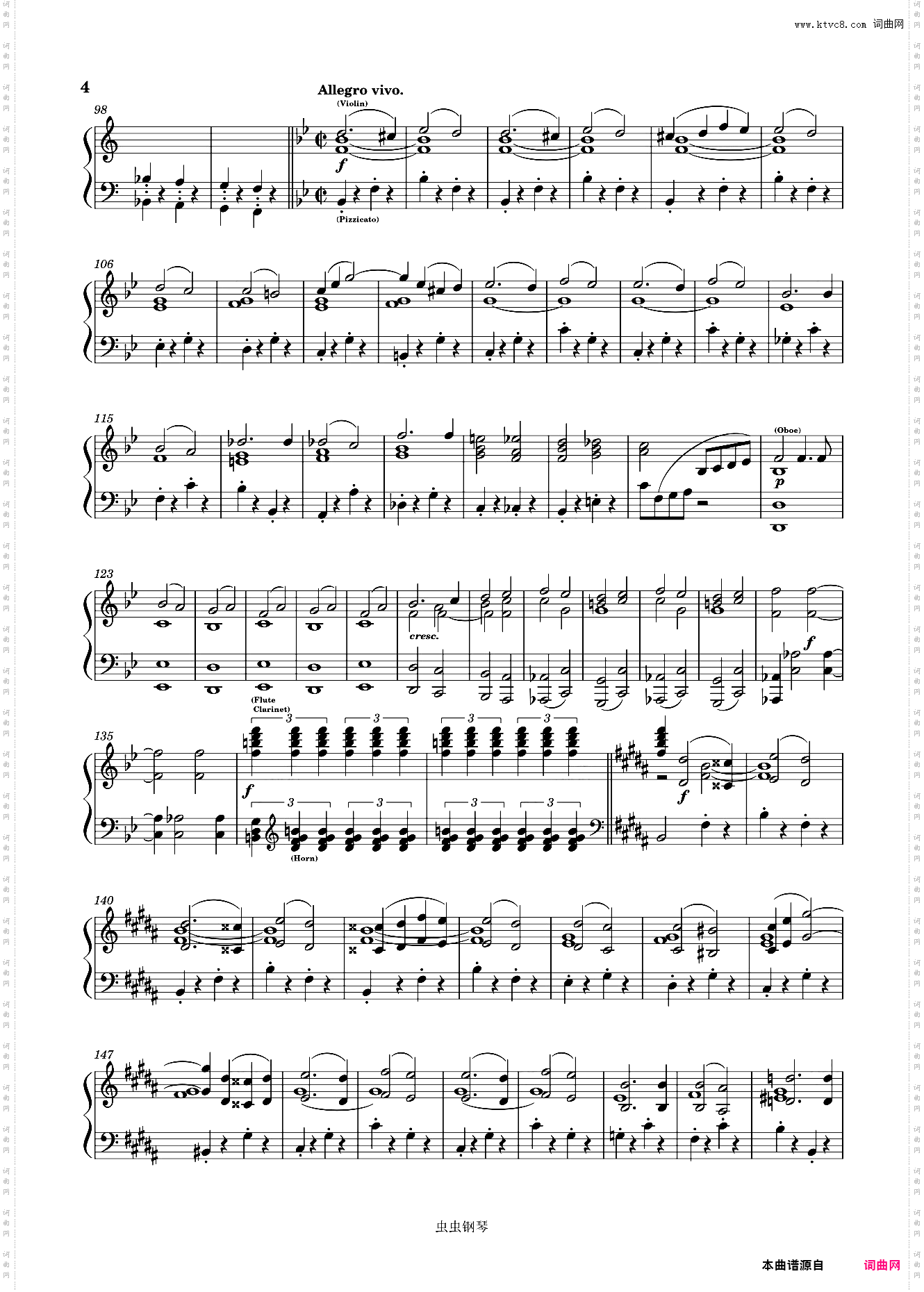 Swan Lake, 11· Scene, Allegro moderato Solo
