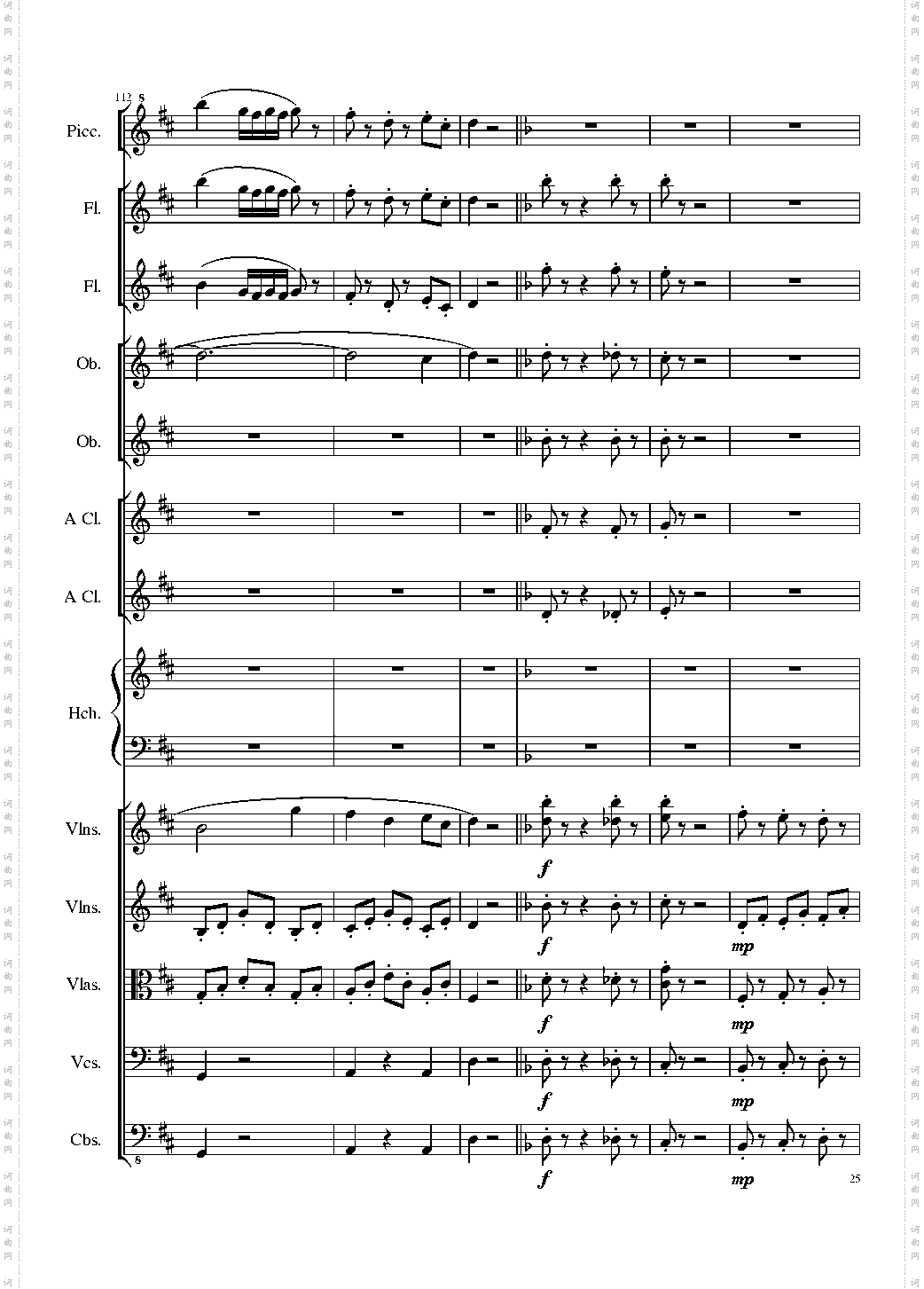 7 Contredanses No·1-7, Op·124 7首乡村舞曲，第一至第七，作品124