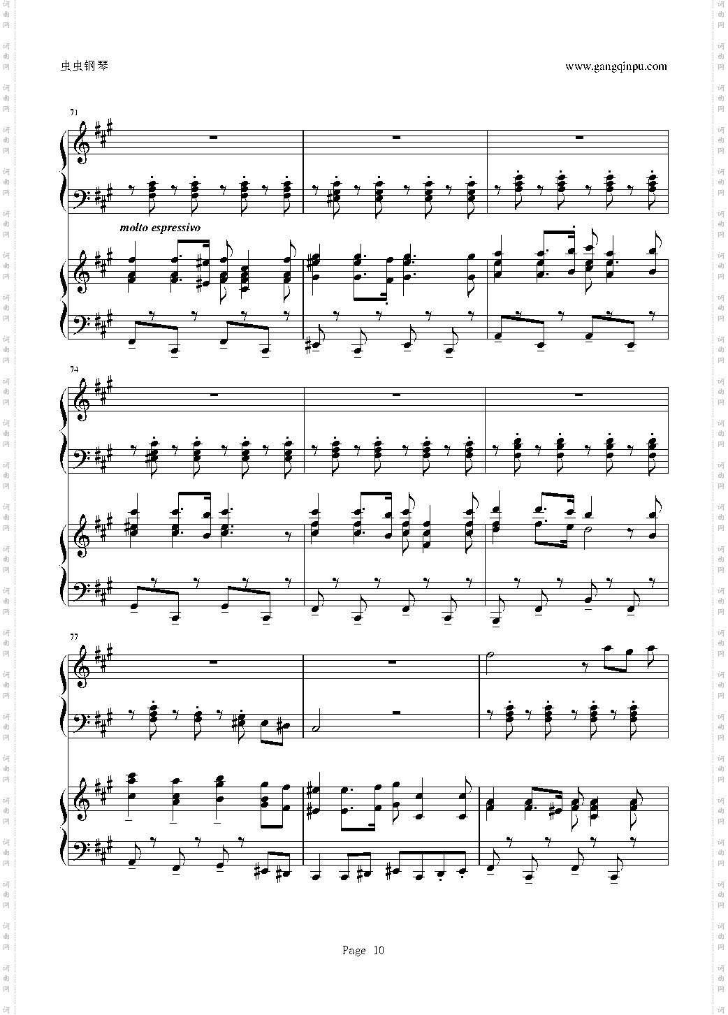 红色警戒3主题曲 《苏维埃进行曲》 Red Alert 3 - Soviet March 四手联弹