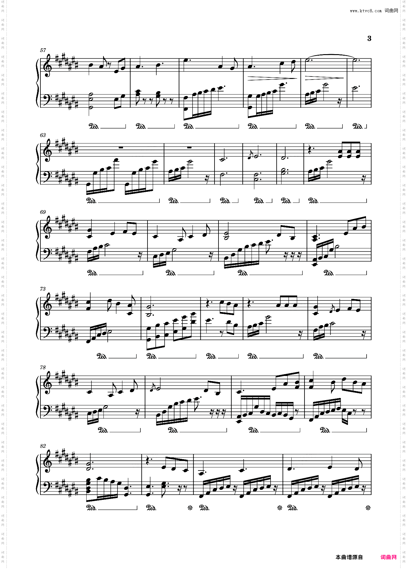 钢琴原调 Time Reflection王者荣耀时之恋人bgm