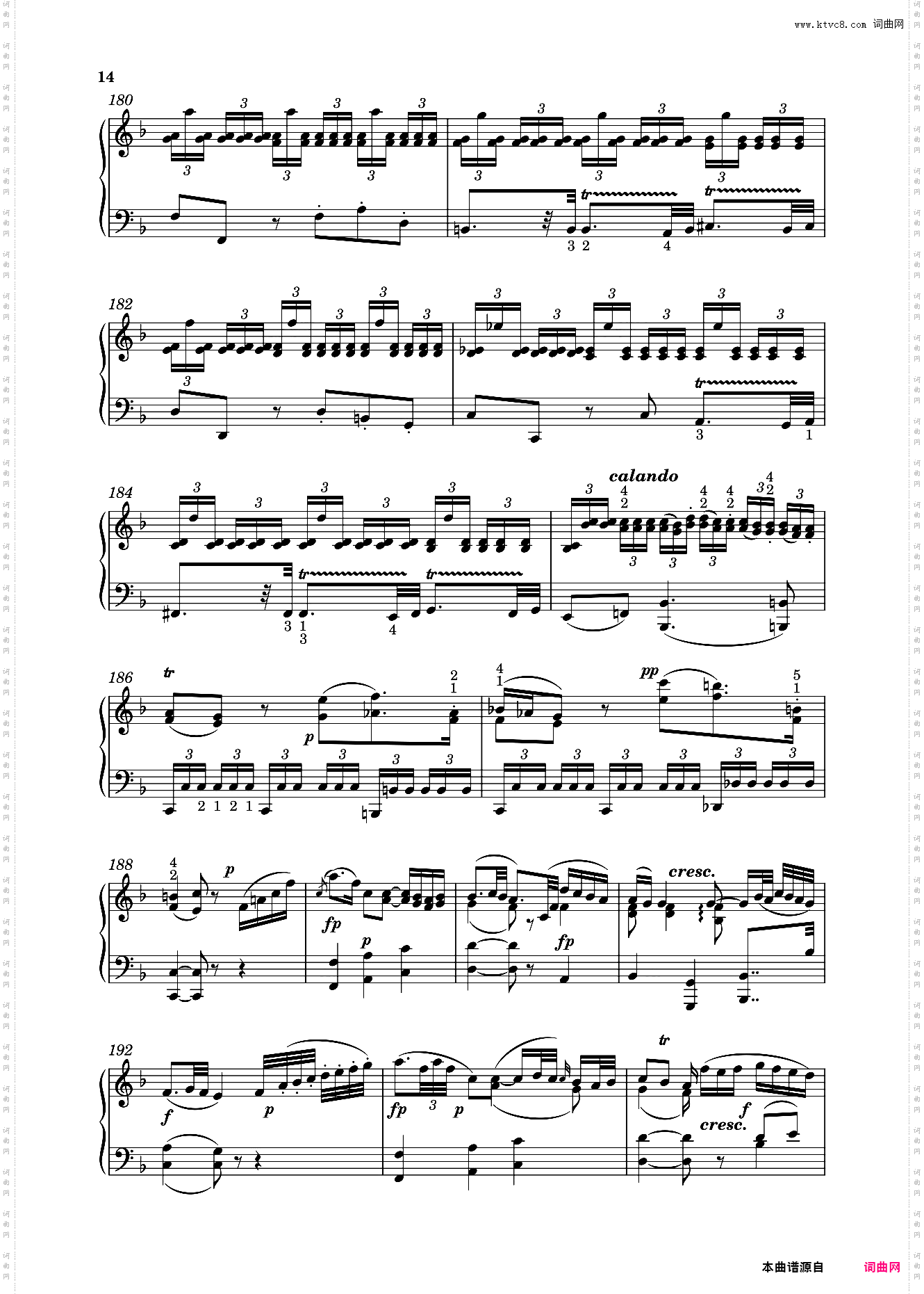 钢琴奏鸣曲KV310