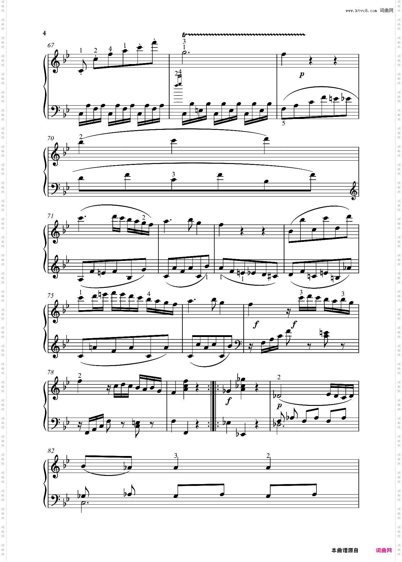 钢琴奏鸣曲KV570