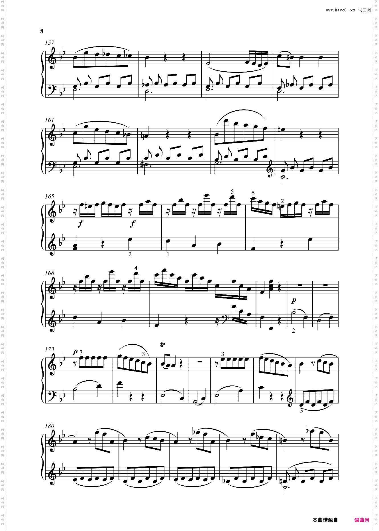 钢琴奏鸣曲KV570