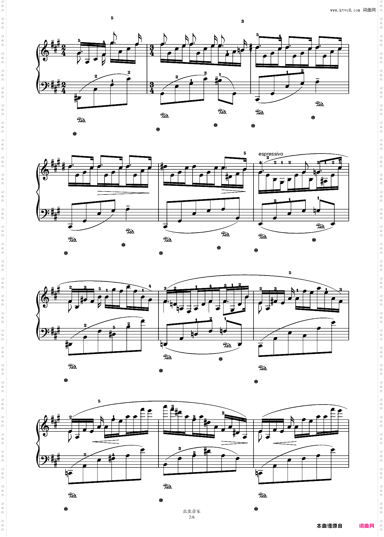 第十级A-2·练习曲Op·15 No·9