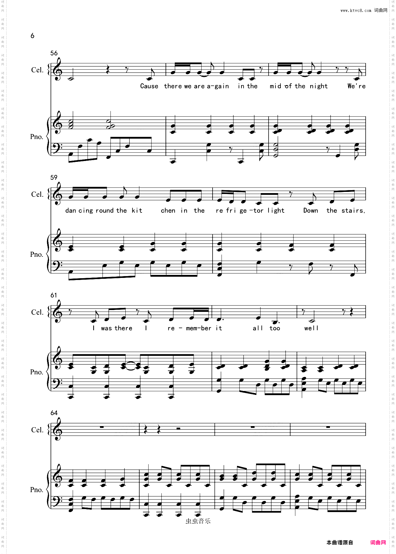 All too well【唯美钢琴编配版】完整弹唱谱附歌词Taylor Swift