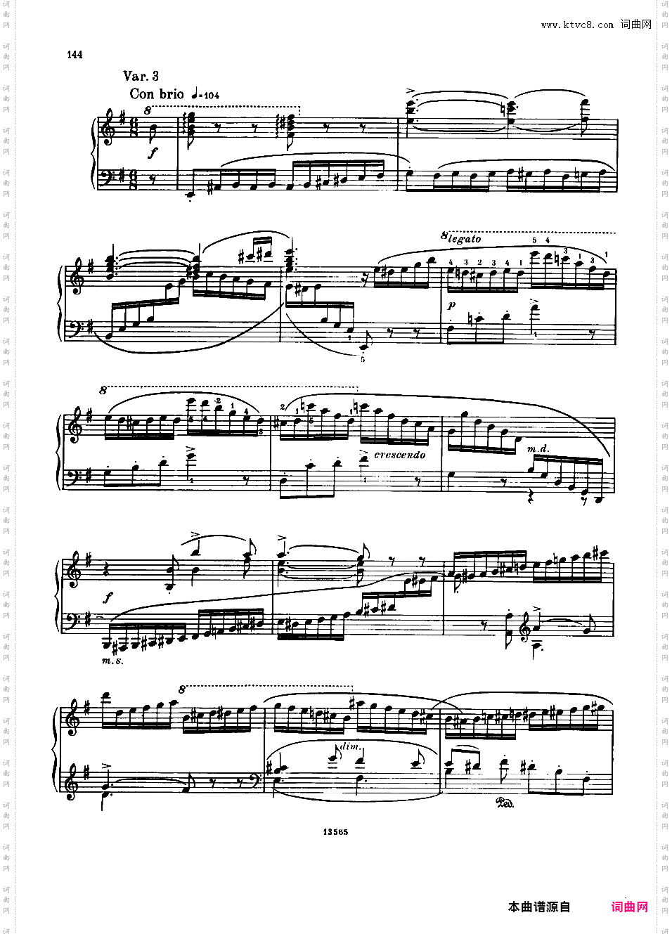 “夜莺”主题变奏曲 Variations on The Nightingale