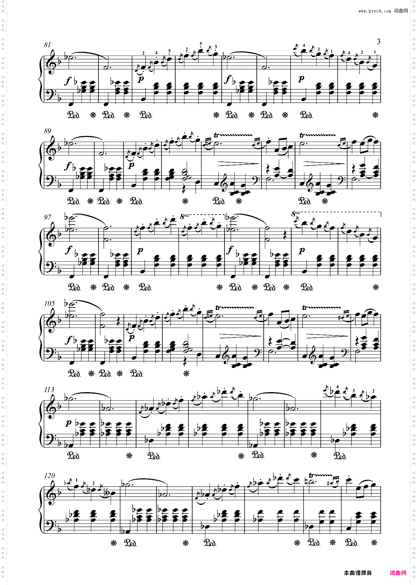 肖邦-F大调辉煌的大圆舞曲 Op·34 No·3