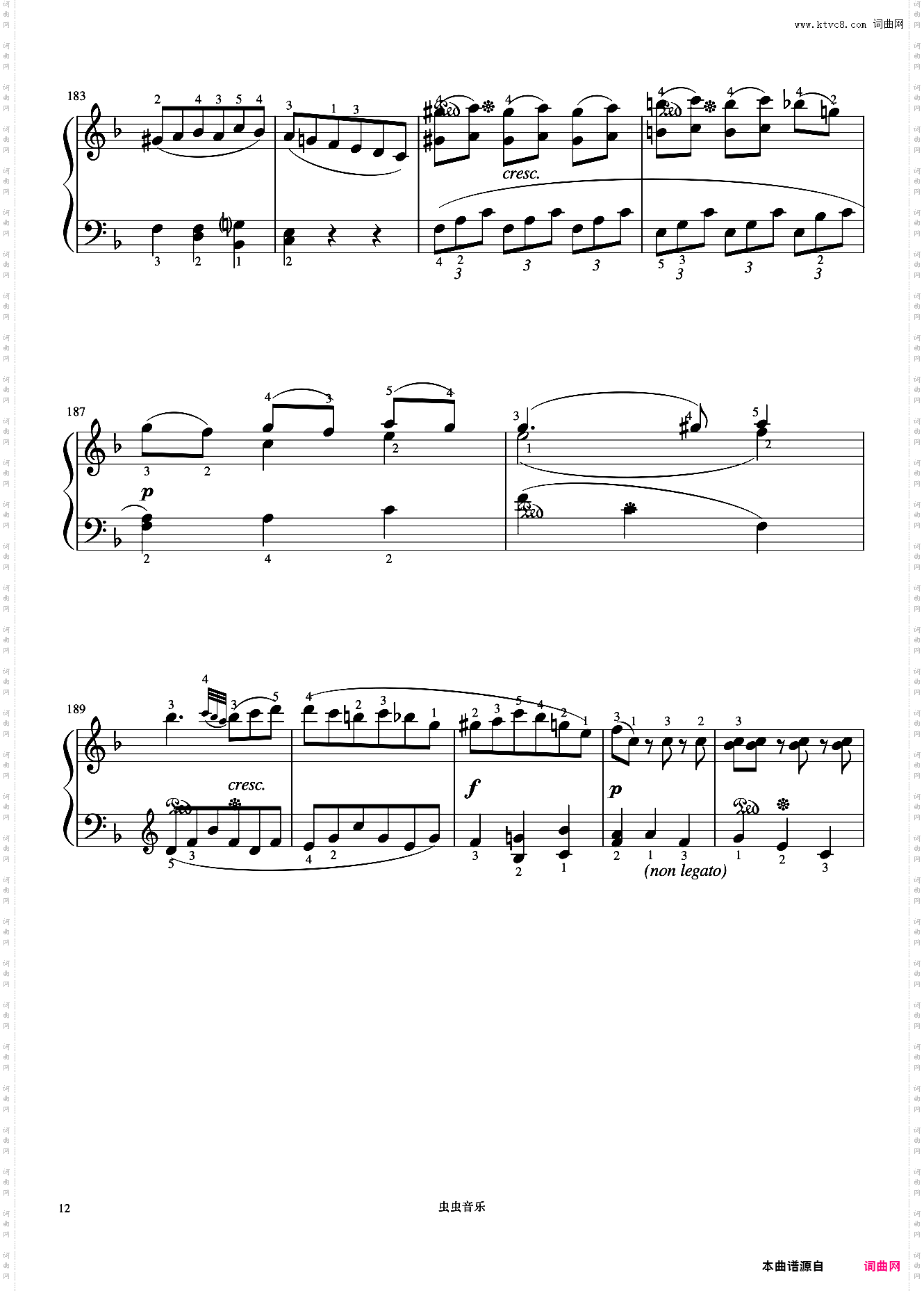 7级 奏鸣曲莫扎特《中国院钢琴考级曲目》