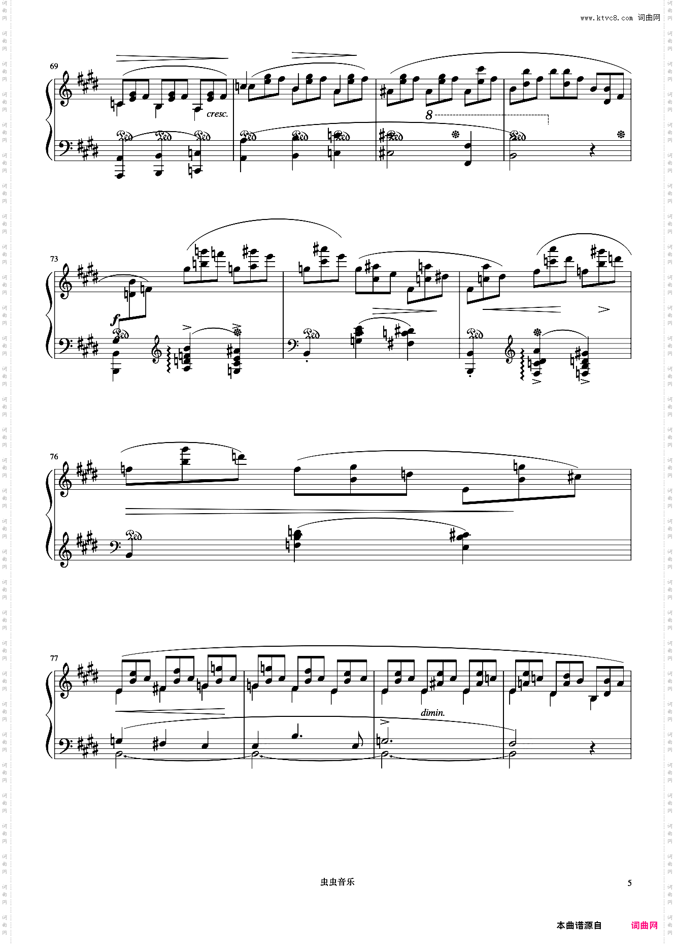 10级 练习曲Op·25 No·5《中国院钢琴考级曲目》