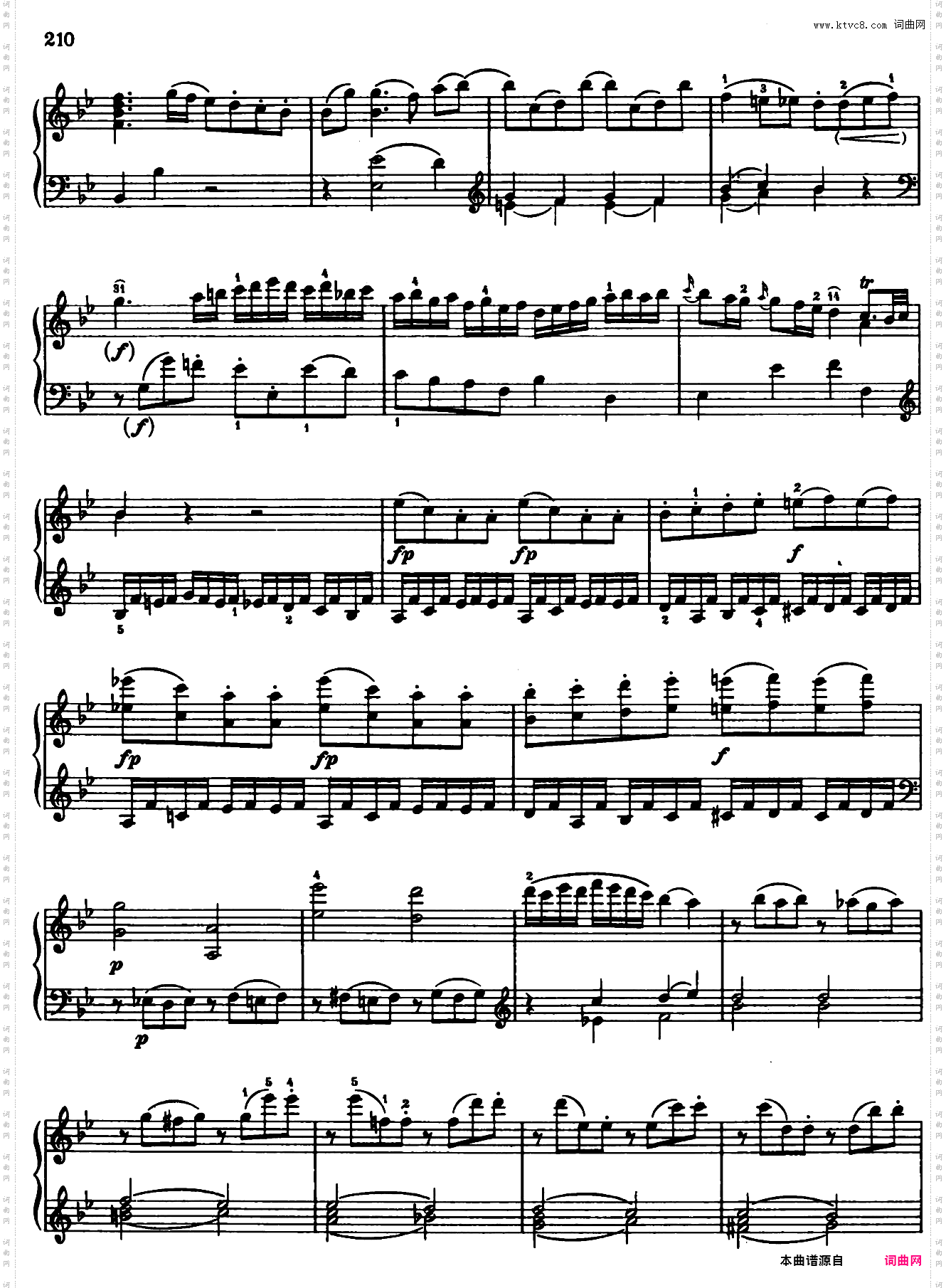 Sonata in bB Major No·13 K·333