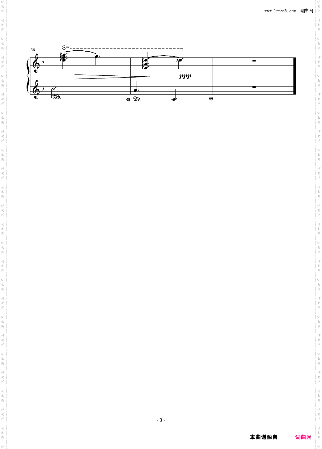 星の世界 Piano Minor Chord D