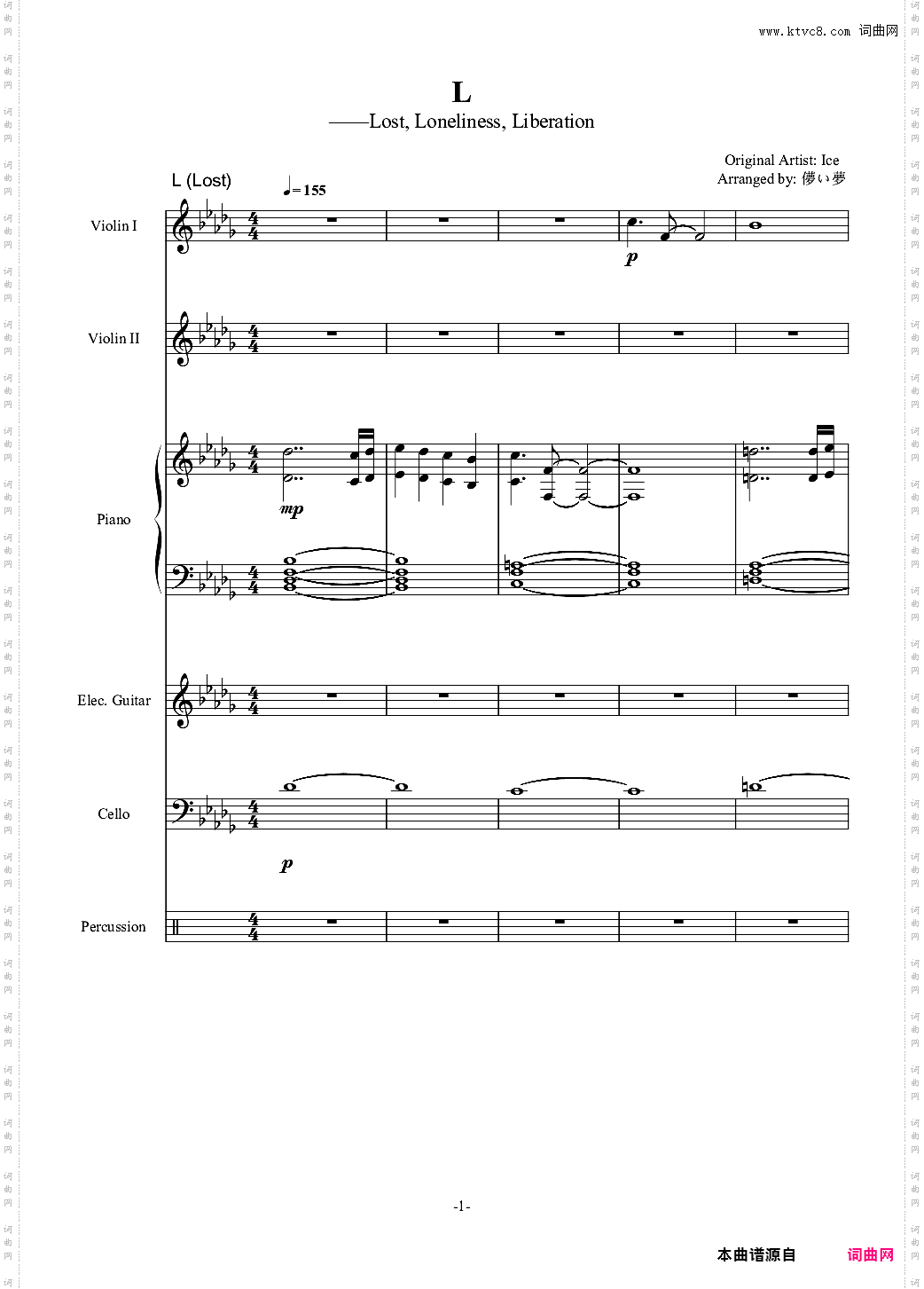 【总谱】L Full —— Cytus Chapter 7 No· 4