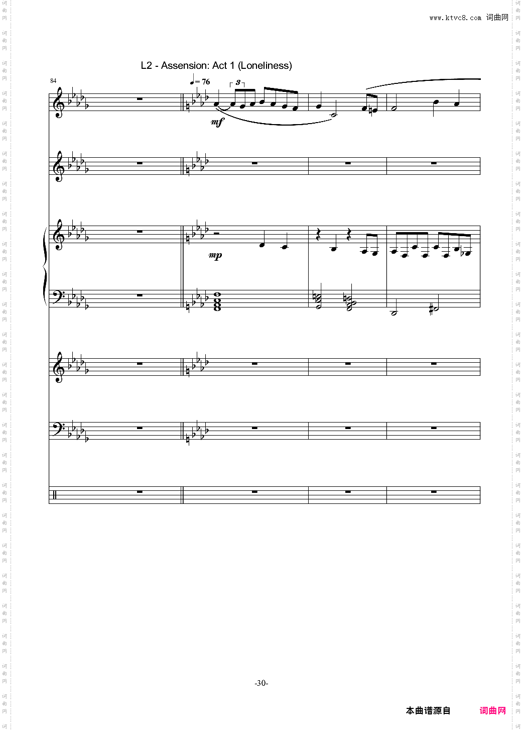 【总谱】L Full —— Cytus Chapter 7 No· 4