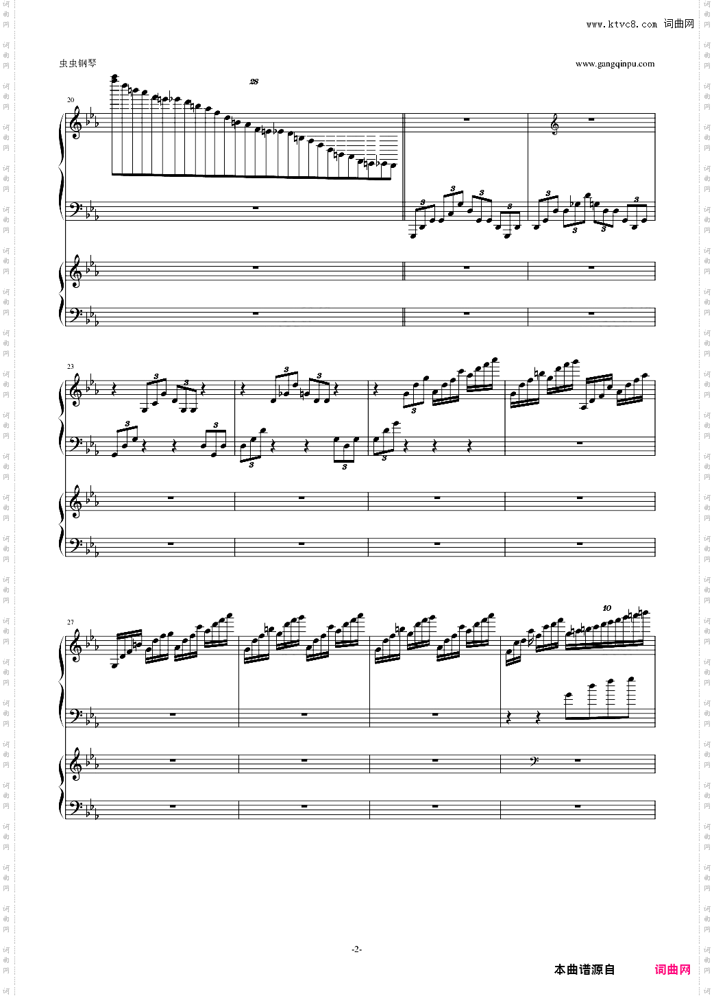 拉赫玛尼诺夫第二钢琴协奏曲第三乐章