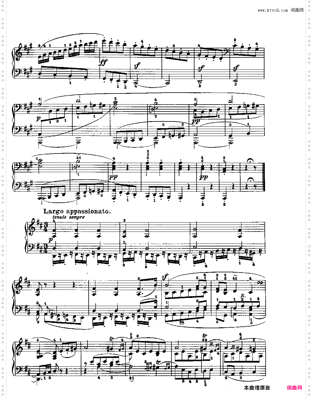 A大调第二钢琴奏鸣曲