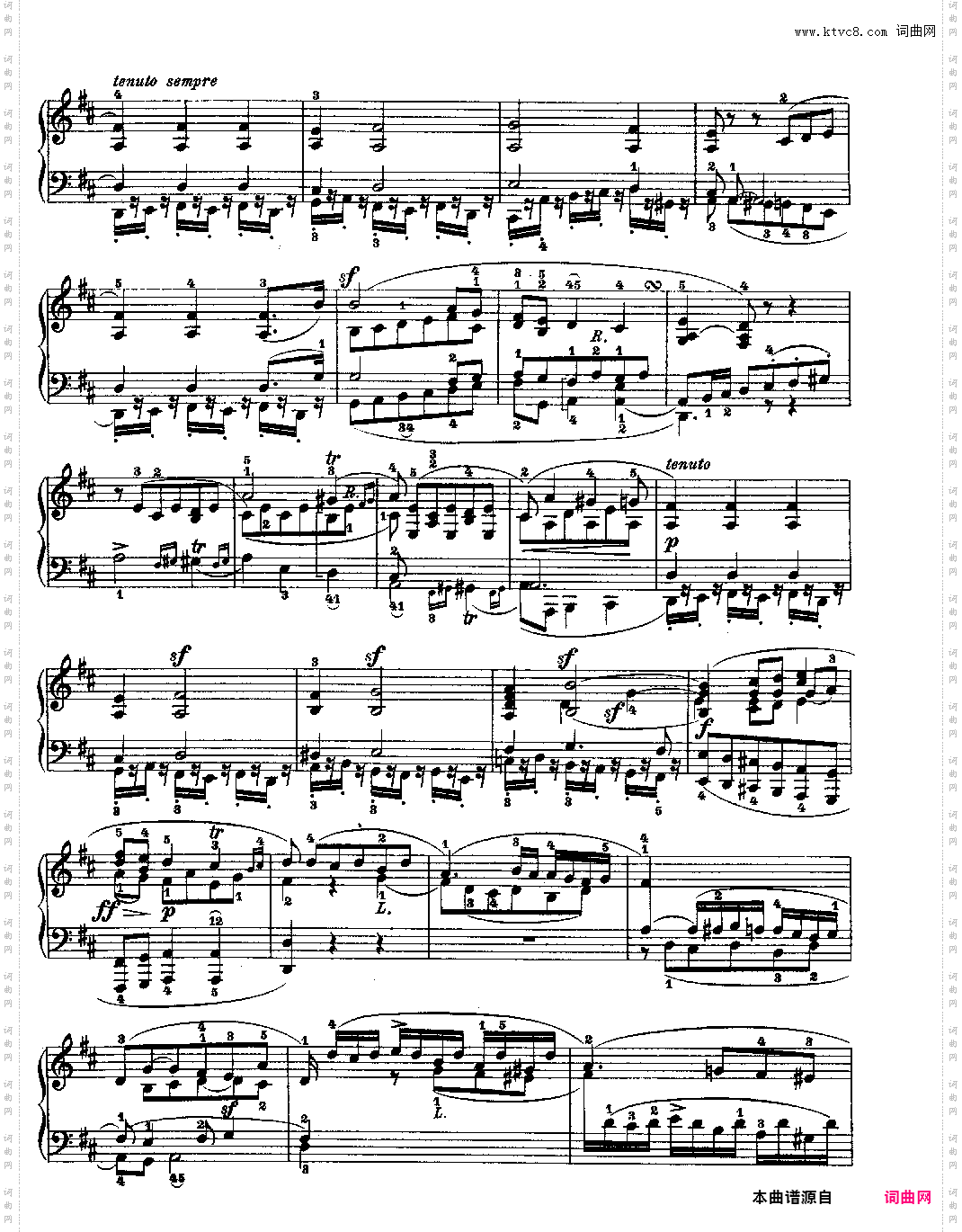 A大调第二钢琴奏鸣曲