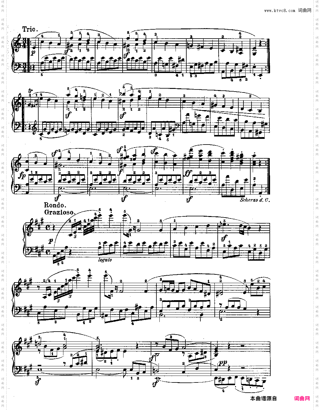 A大调第二钢琴奏鸣曲