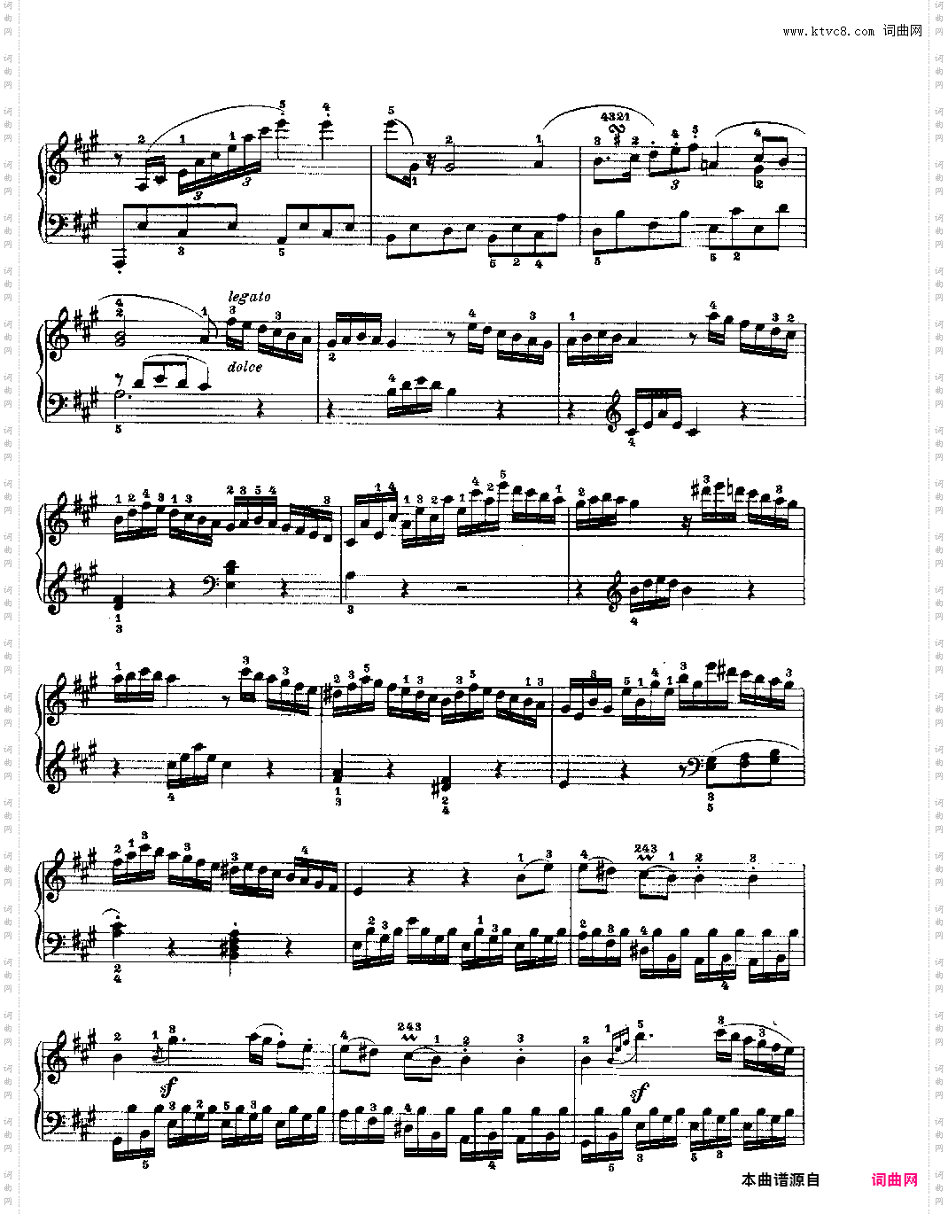 A大调第二钢琴奏鸣曲
