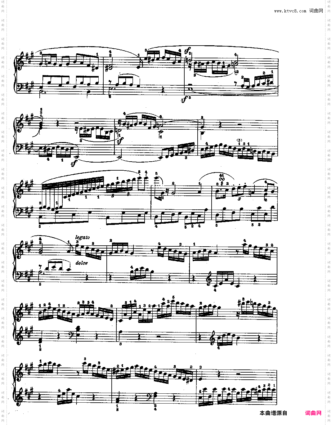 A大调第二钢琴奏鸣曲
