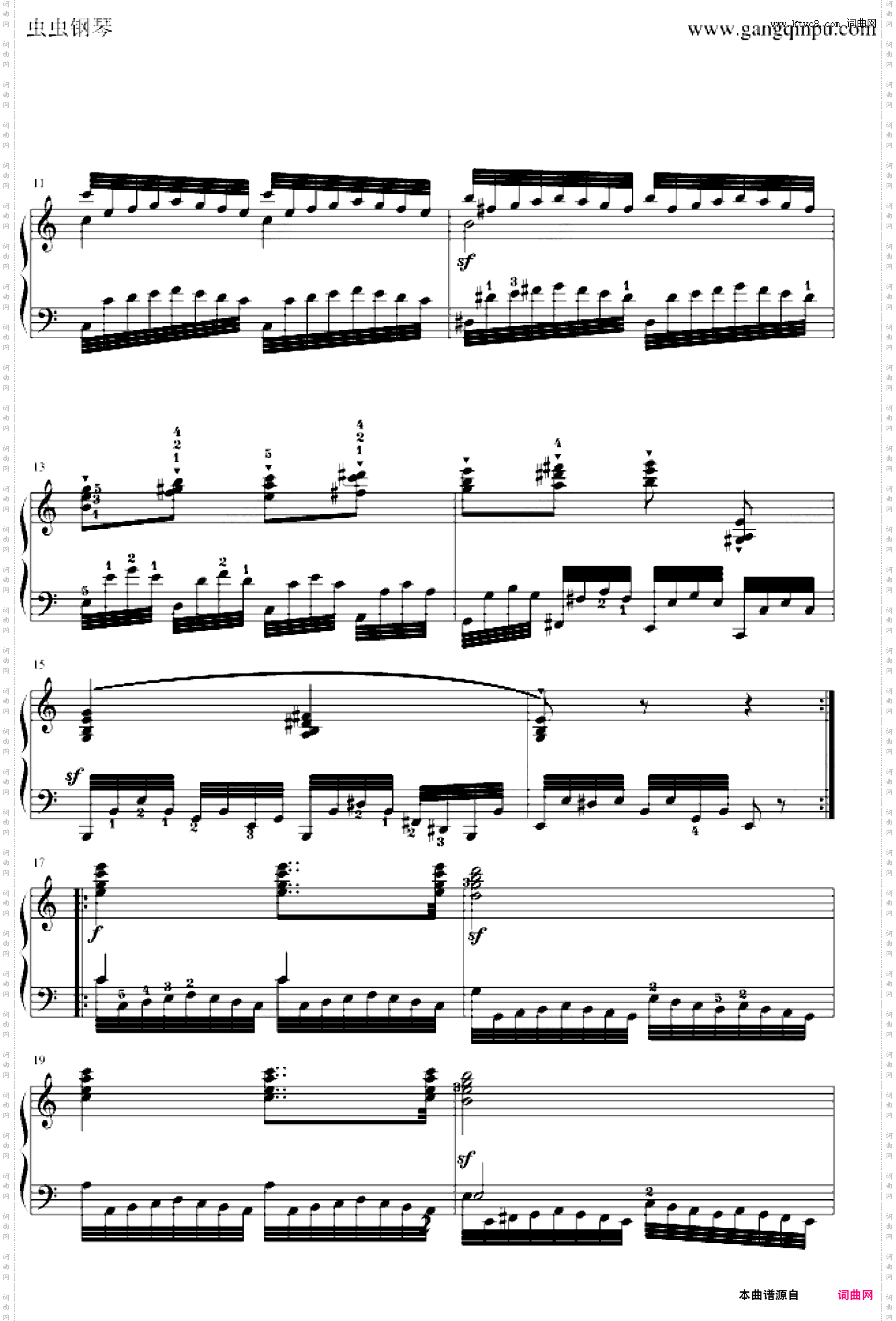 练习曲299 34条