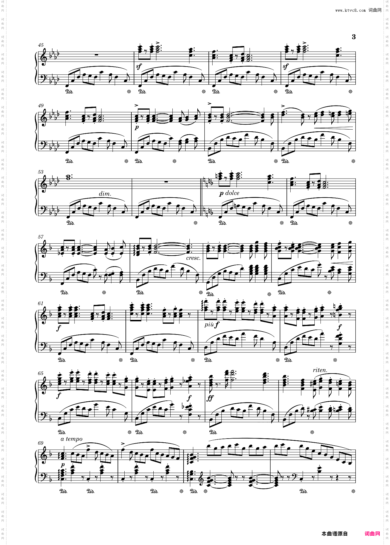étude Progressive Opus 46 No· 28 in F Minor – Heller