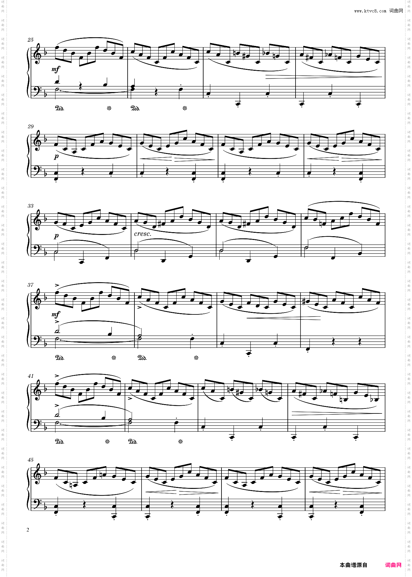 E?tude Opus 45 No· 24 in F Major – Heller